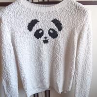 Felpa panda taglia XL