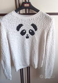 Felpa panda taglia XL