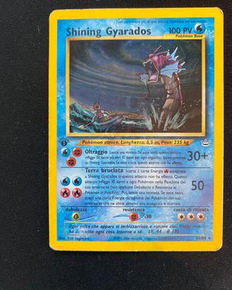 Carta pokemon shining gyarados LP played ita 1 ed