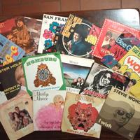 Lotto di n.86 vinili 45 giri anni 60'-80'