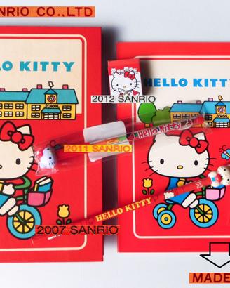 Hello KITTY VINTAGE Quaderno cover anelli 1976 ecc