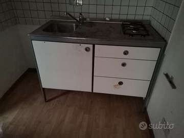 Cucina ikea 2 fuochi e lavandino inox