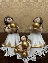 Thun originali – Set 3 angeli portacandela, come n