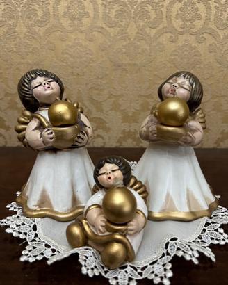Thun originali – Set 3 angeli portacandela, come n