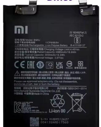 Batteria ORIGINALE BM5J, Xiaomi 12T pro, redmi k50