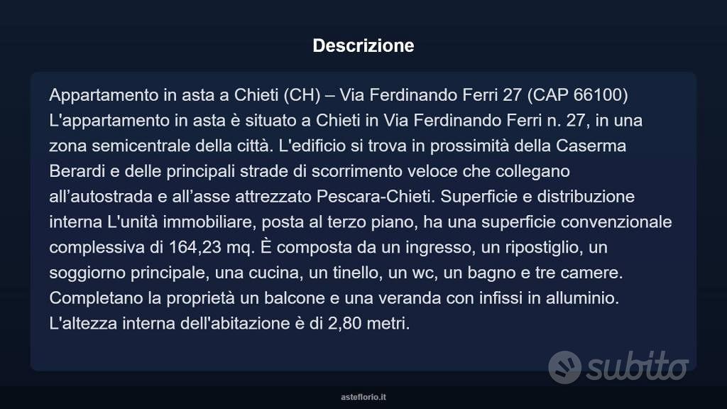 Appartamento – Chieti, Pietragrossa, Santa Barbara - Vista 3
