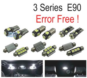 KIT 17 LAMPADE LED INTERNE BMW SERIE 3 E90 SEDAN 3