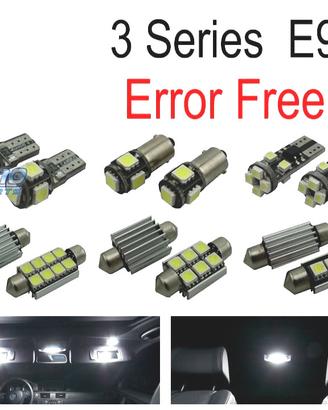 KIT 17 LAMPADE LED INTERNE BMW SERIE 3 E90 SEDAN 3