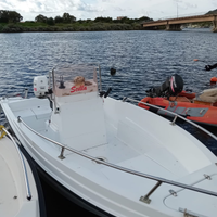 Motoscafo open 5 metri 40 cv