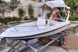Barca open 5mt con motore Yamaha 30cv