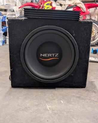 SUBWOOFER HERTZ +AMPLIFICATORE 