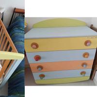 culla, armadio, settimino Foppapedretti 