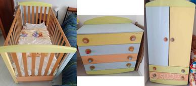 culla, armadio, settimino Foppapedretti 