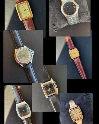 Lotto orologi Seiko, Bulova, Zenith. Tissot…