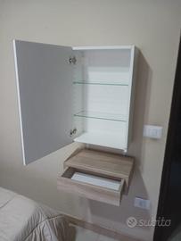 Toilette al muro piu scrivania