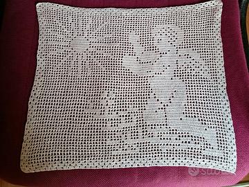 Lavorazione Artigianale all Uncinetto Filet 