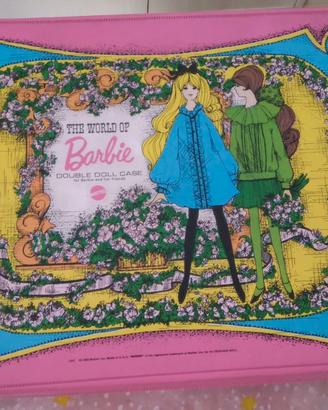 barbie mattel valigetta anni 60 con doll e vestiti
