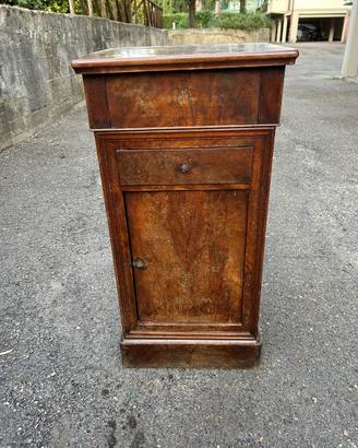 Como’/ Toiletta con specchiera in legno di noce