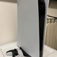 ps5 disk e digital + dualsense e due giochi