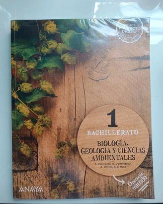 Libro Biología Anaya 1° Bachillerato