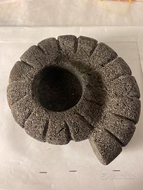 Porta candela in pietra