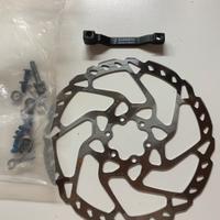 Disco più adattatore shimano