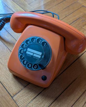Telefono fisso intage Feuer Notruf anni 70