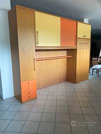 Armadio con letto a scomparsa