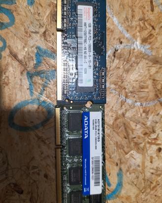 3gb ram sodimm portatile ddr3 1066 mhz