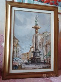 Quadro di G. Pivetta "Colonna del Verziere"