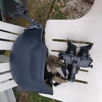 Elmetto Mac2 visore PVS-7B Paracadutisti Gis Range