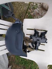 Elmetto Mac2 visore PVS-7B Paracadutisti Gis Range