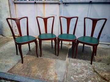 Set 4 Sedie Design Anni 50 Modernariato italiano