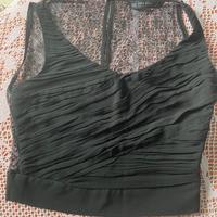 Canotta di pizzo elegante Zara taglia xS