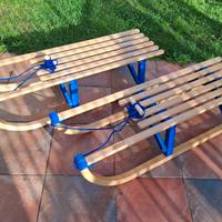 Slittino pieghevole in legno