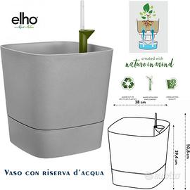 Vaso Greensense aqua care square, 38 cm