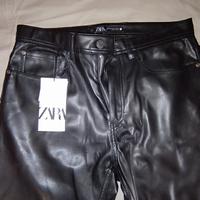 Pantaloni pelle sintetica Zara nuovi 