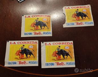 FIGURINE EDIZIONI RELI RELÌ PESCARA LA CORRIDA