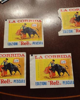 FIGURINE EDIZIONI RELI RELÌ PESCARA LA CORRIDA