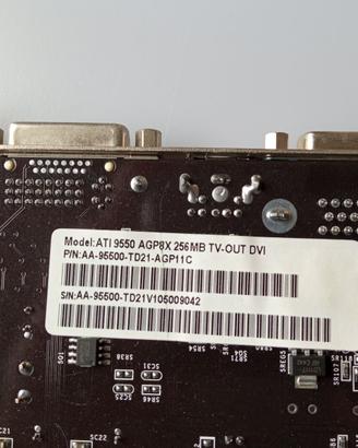 Scheda video ATI Radeon 9550 256 MB 128 bit