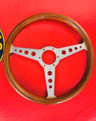 VOLANTE IN LEGNO VINTAGE PERSONAL COLLAUDO ANNI 70