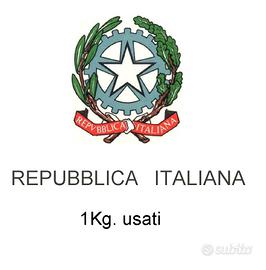Repubblica Italiana - 1 Kg. francobolli usati