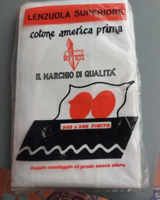 lenzuolo nuovo sopra anni 80