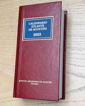 Calendario Atlante De Agostini 2023 - come nuovo