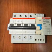 ABB S254 C16 + DDA64 differenziale 4 poli