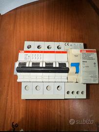 ABB S254 C16 + DDA64 differenziale 4 poli