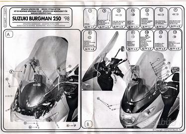 Kit Attacchi Specifici GIVI D156KIT Suzuki Burgman
