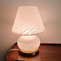 lampada da tavolo vintage in vetro di Murano