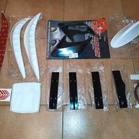 kit Tuning estetico auto spoiler pinna radio ecc.