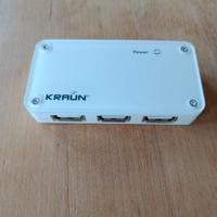 Hub Ethernet KRAUN a 4 porte.